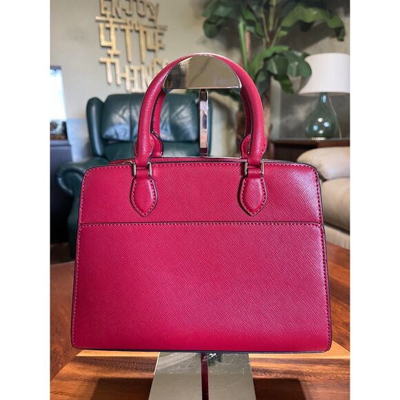 Kate Spade New York Madison Red Satchel Crossbody Small NWOT - Picture 2 of 11